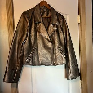 Silver Leather Jacket